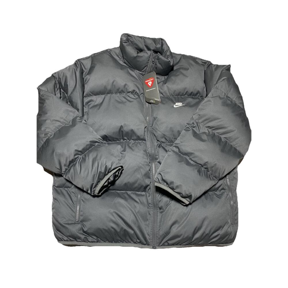 Nike Coat Mens XXXL Grey Puffer Primaloft Insulated Performance Packable 3XL New